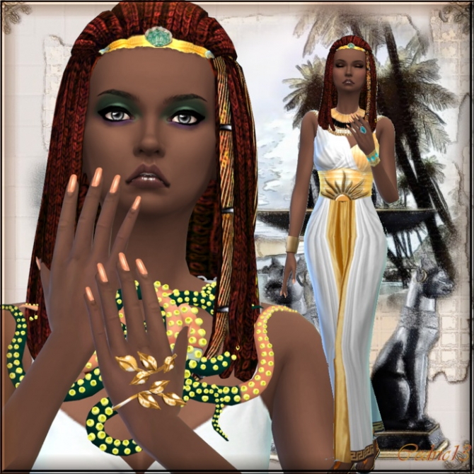 Nefertari by Cedric13 at L’univers de Nicole » Sims 4 Updates