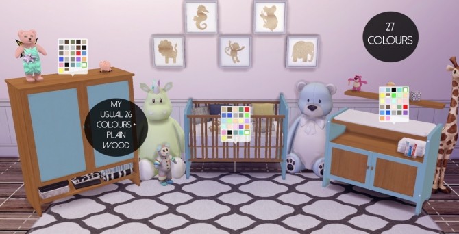 Sims 4 Miralke Nursery Conversion at DreamCatcherSims4