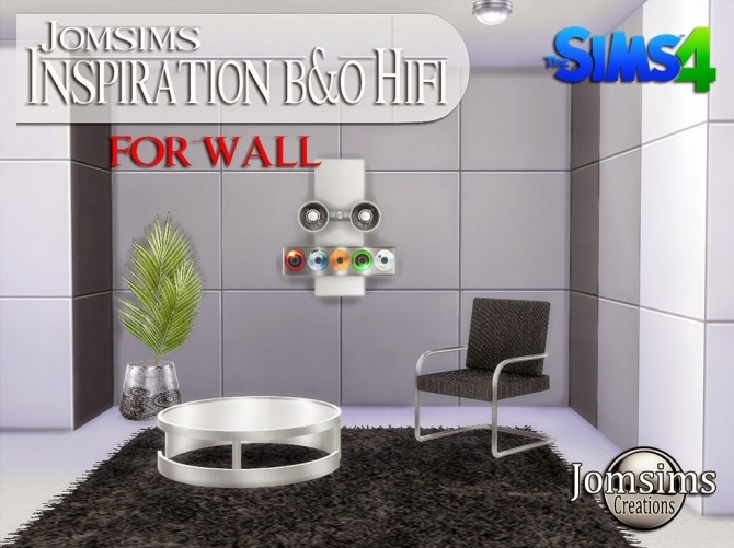 Sims 4 Bang & Olufsen HIFI at Jomsims Creations