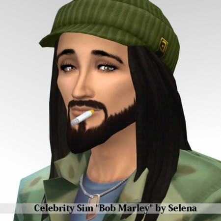 Celebrity Sim Bob Marley by Selena at Sims 4 Celebrities