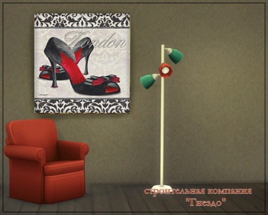 Sims 4 Vintage pictures 01 for shops at Sims by Mulena