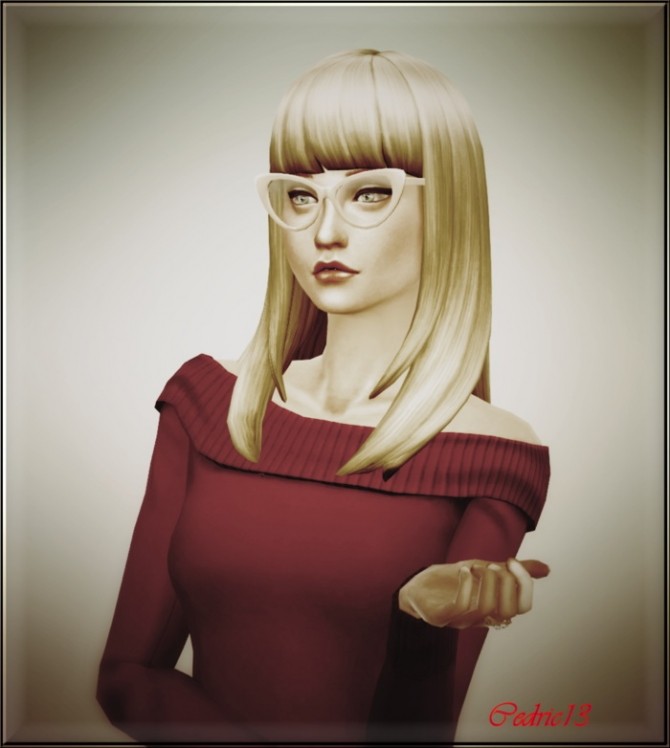 Sims 4 Suzy Richard by Cedric13 at L’univers de Nicole