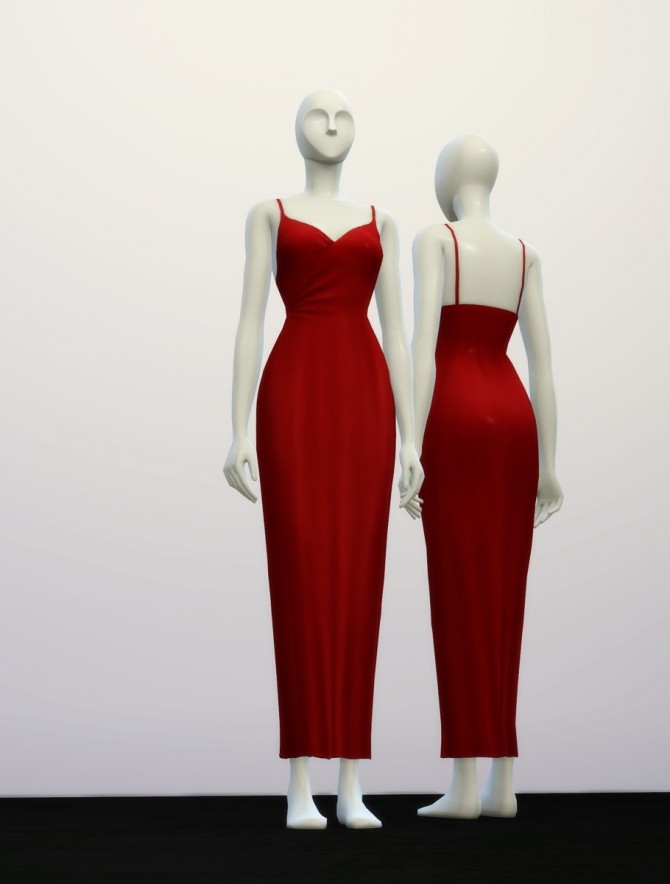 Sims 4 Basic maxi dress at Rusty Nail