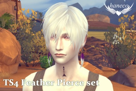 Feather Pierce set at HANECO’S BOX