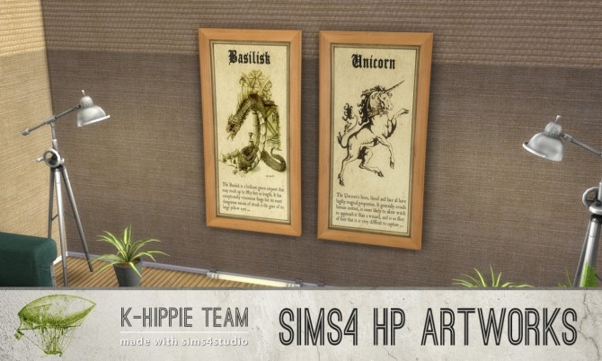 Sims 4 7 Artworks HP World Serie volume 2 at K hippie