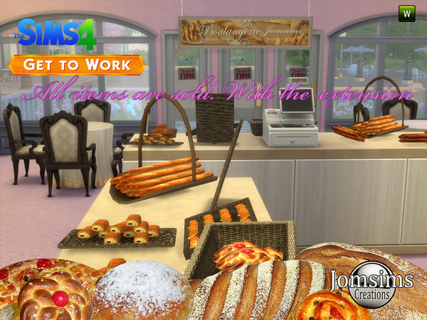 Sims 4 The bakery 2015 (11 items set) by Jomsims at TSR