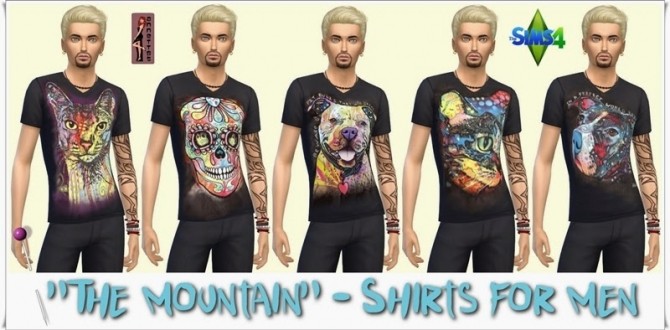 Sims 4 The Mountain shirts at Annett’s Sims 4 Welt