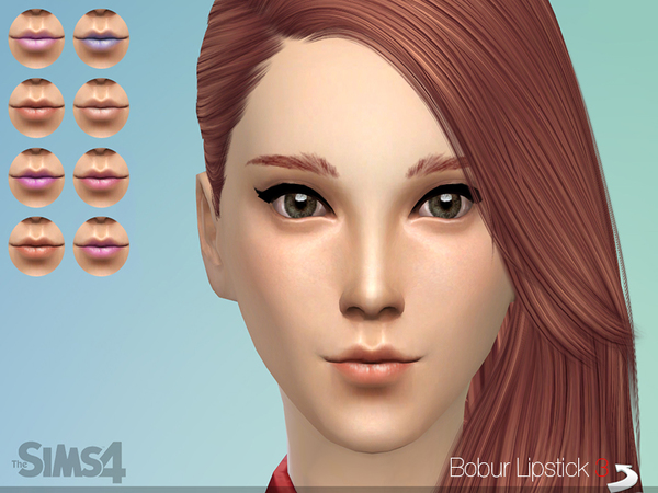 Sims 4 Lipstick 3 by Bobur at TSR
