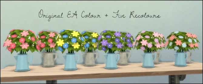 Sims 4 CanO flowers resized at Martine’s Simblr