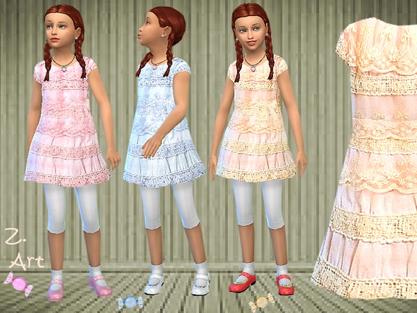 Sims 4 Little Sweetie dress by Zuckerschnute20 at TSR