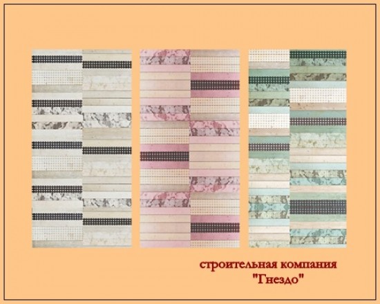 Sims 4 Striped panels at Sims by Mulena