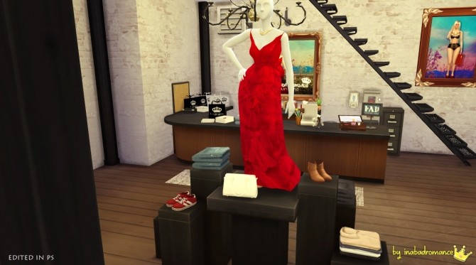 Sims 4 Fashion Store at In a bad Romance
