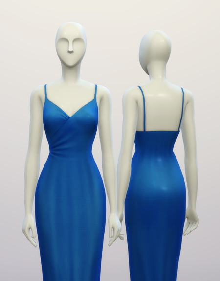Sims 4 Basic maxi dress at Rusty Nail