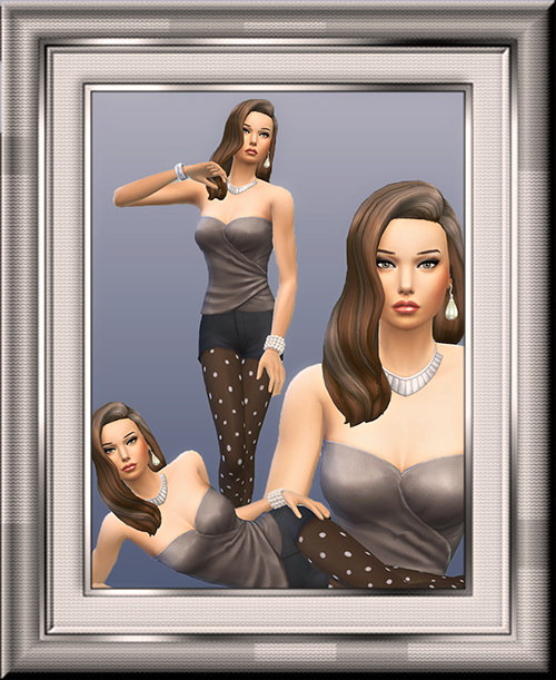 Sims 4 Mary SILVER (no cc) by Mich Utopia at Sims 4 Passions