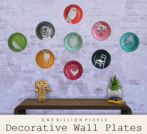 Sims 4 OBP Wall Decors & Clutter Updated (Sellable & Thumbnails) at One Billion Pixels