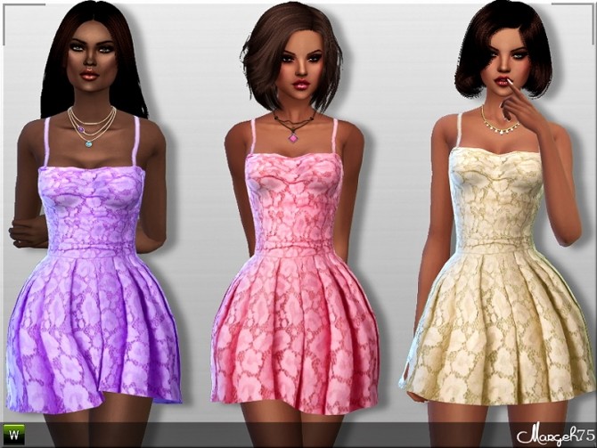 Sims 4 Promises Dress by Margie at Sims Addictions