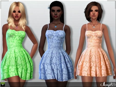 Promises Dress by Margie at Sims Addictions » Sims 4 Updates