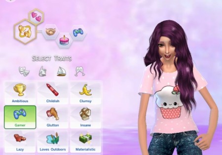 Gamer Trait by pastel-sims at Mod The Sims