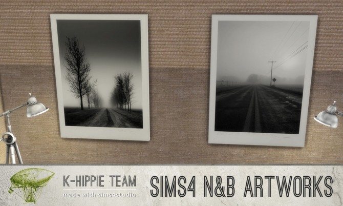 Sims 4 7 Artworks B&W Photography Nature Serie vol 1 at K hippie