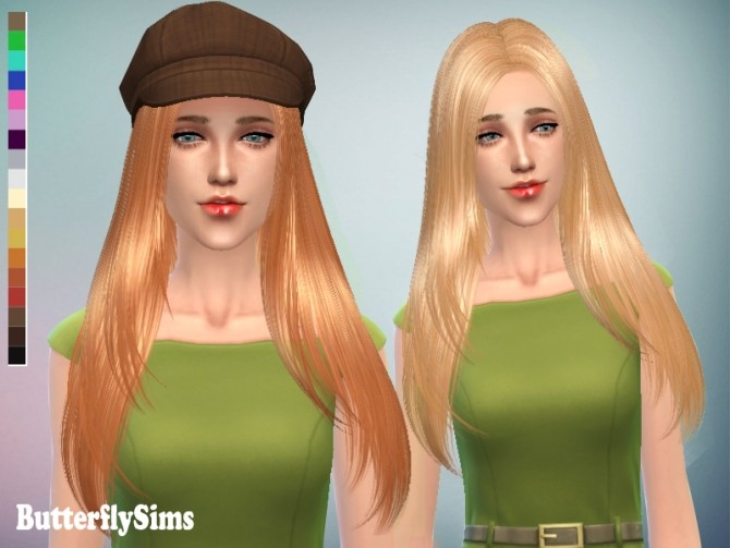 Sims 4 Hair 122 by YOYO at Butterfly Sims