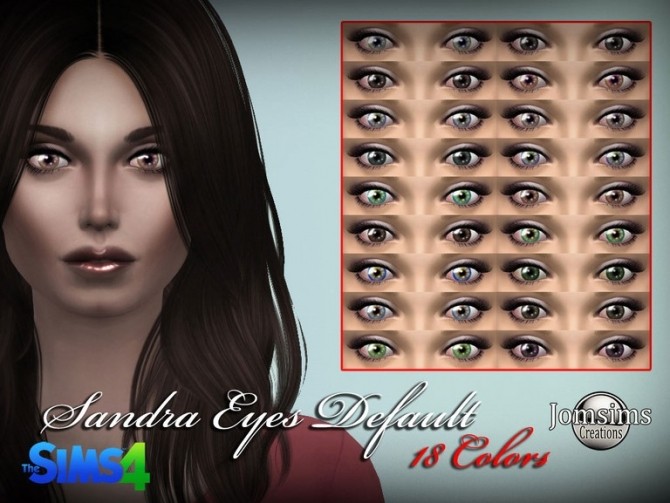 Sims 4 Sandra eyes + lipgloss at Jomsims Creations