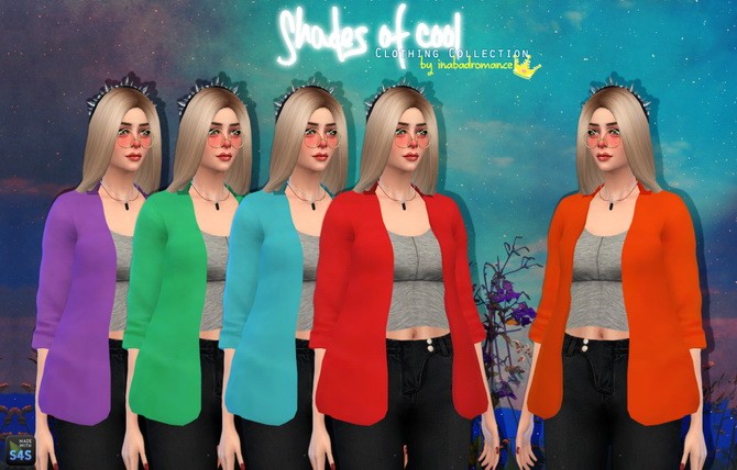 Sims 4 Shades of Cool Collection at In a bad Romance