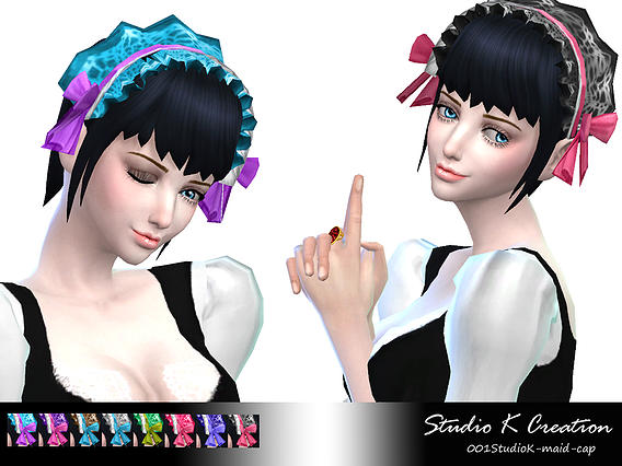 Sims 4 Maid cap for females at Studio K Creation