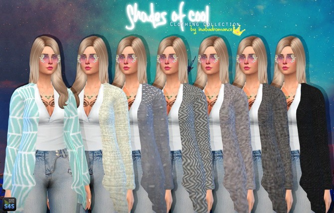 Sims 4 Shades of Cool Collection at In a bad Romance