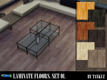 Laminate floors Set 01 at Tankuz Sims4