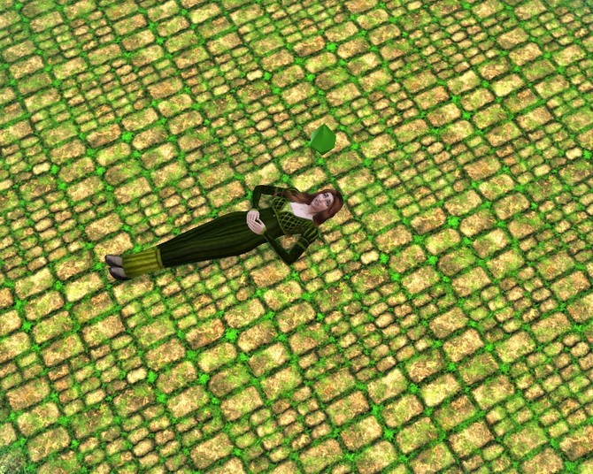 Sims 4 Stone Fortress terrain grass at Mara45123