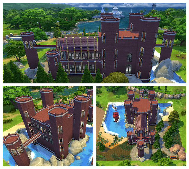 Sims 4 GoT Red Keep (Fortezza Rossa) by Sim4fun at Sims Fans