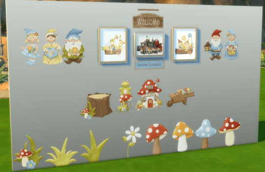 Sims 4 Gnomes R Us pictures and wall stickers at Jorgha Haq