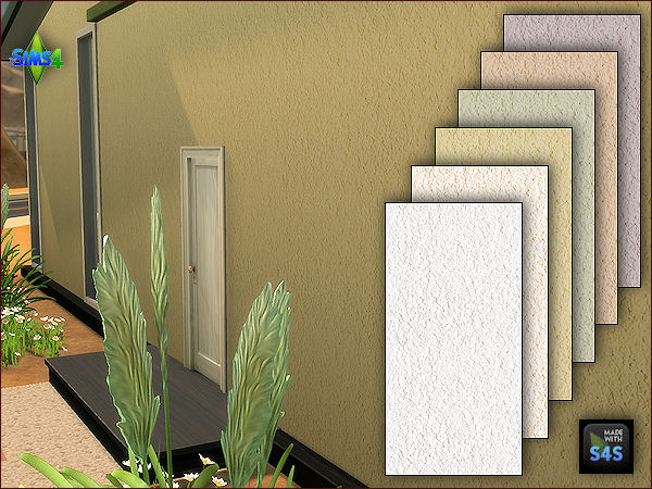 Sims 4 4 exterior plaster walls at Arte Della Vita