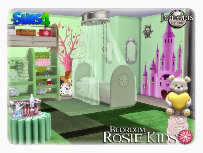Sims 4 Rosie kids bedroom at Jomsims Creations