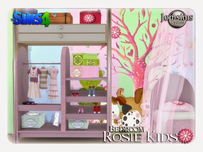 Sims 4 Rosie kids bedroom at Jomsims Creations