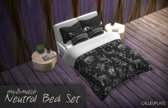 Sims 4 Natural bed set at CallieV Plays
