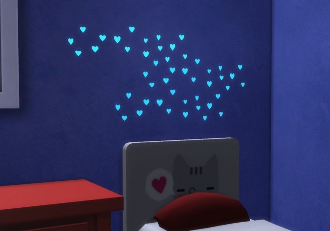 Sims 4 Flourescent Wall deco at Budgie2budgie
