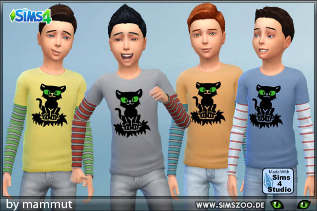 Sims 4 Maskottchen1 shirt by mammut at Blacky’s Sims Zoo