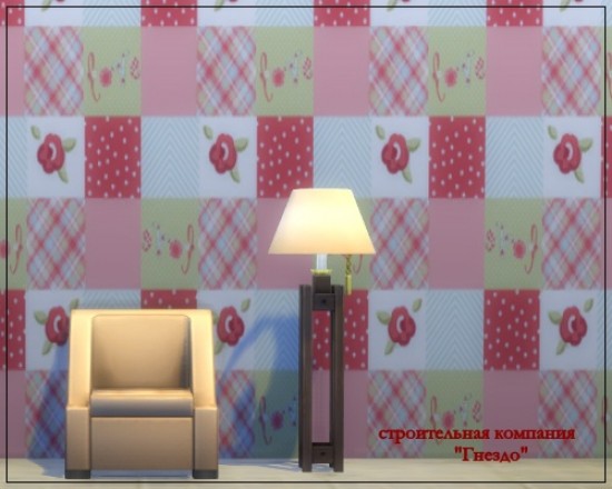 Sims 4 Margo walls at Sims by Mulena