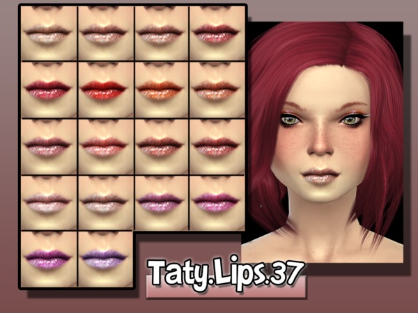 Sims 4 Lips 37 by Taty at TSR