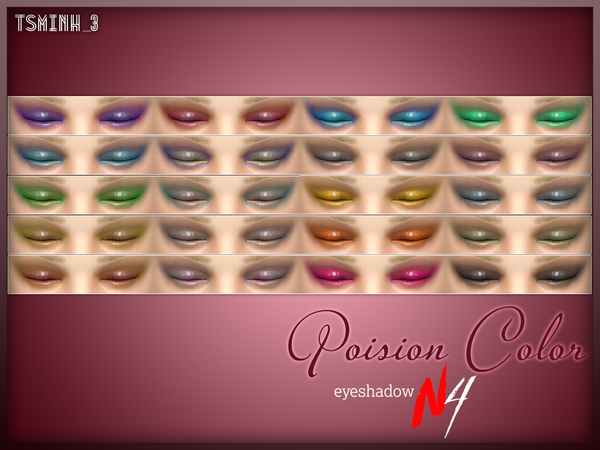 Sims 4 Poision Color Eyeshadow by tsminh 3 at TSR