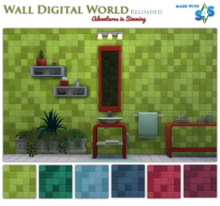 Wall texture at Adventures In Simming