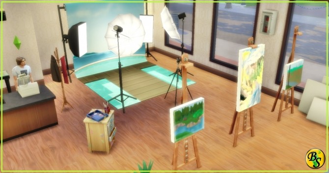 Sims 4 Arte e Cultura lot at Beaz Sims