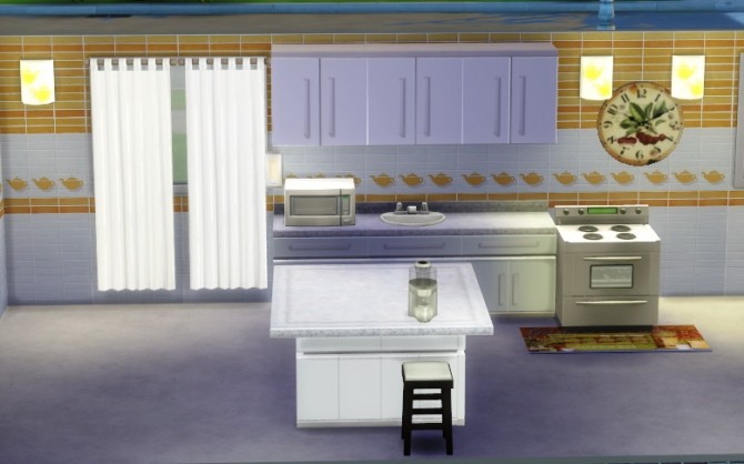 Sims 4 Kitchen furniture, walls and rugs at El Taller de Mane