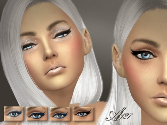 Sims 4 Crystals eyeliner at Altea127 SimsVogue