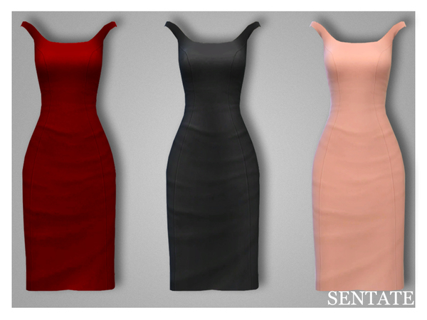 Sims 4 Kruella Dress by Sentate at TSR