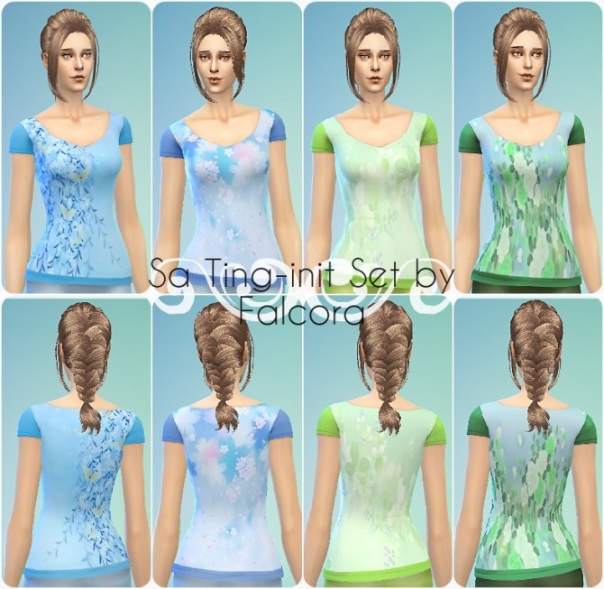 Sims 4 Sa Ting init Set at Petka Falcora