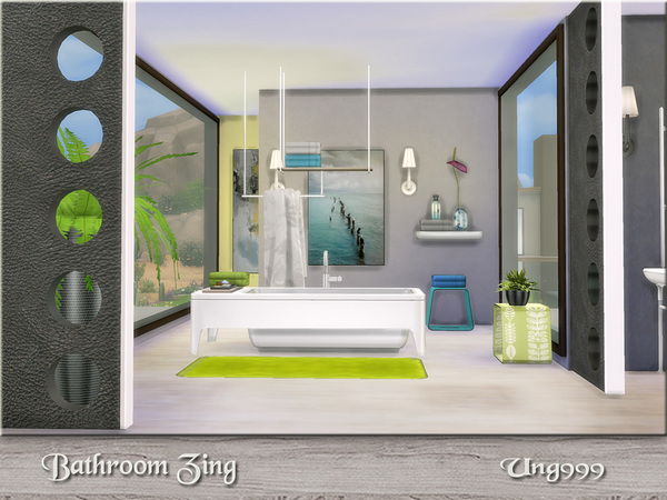 Sims 4 Bathroom Zing by ung999 at TSR