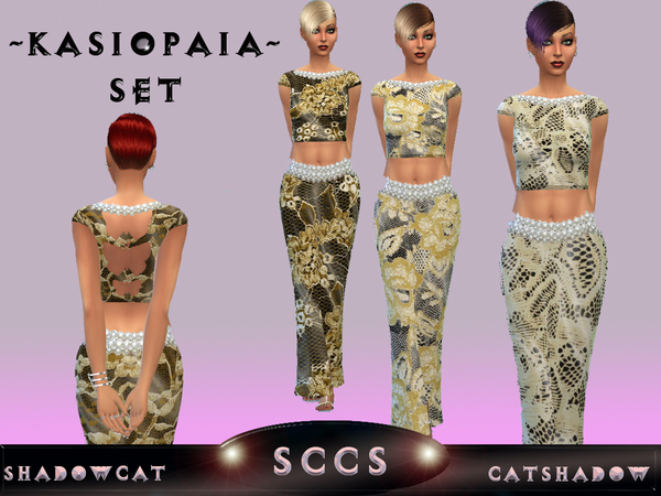 Sims 4 Kasiopaia Set by Shadowcat Catshadow at TSR