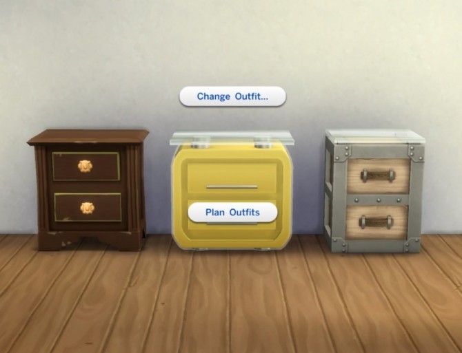Sims 4 Three endtables as Mini Dressers by plasticbox at Mod The Sims
